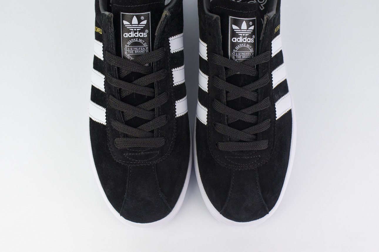 black and white suede adidas