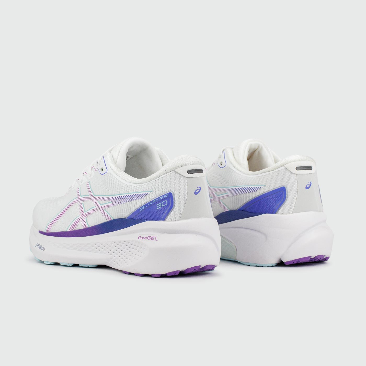 Asics Gel Kayano 30 White Purple Wmns KEDRED